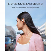 Anker SoundCore AeroFit TWS Earbuds - спортни блутут TWS слушалки с кейс за зареждане (бял) 6