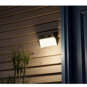 Anker Eufy S120 Solar Wall Light Cam 2К - домашна видеокамера със соларен панел и LED лампа за външна употреба (бял) 4