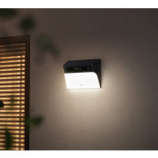 Anker Eufy S120 Solar Wall Light Cam 2К - домашна видеокамера със соларен панел и LED лампа за външна употреба (бял) 3