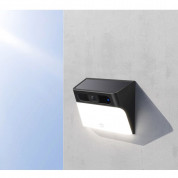 Anker Eufy S120 Solar Wall Light Cam 2К - домашна видеокамера със соларен панел и LED лампа за външна употреба (бял) 1