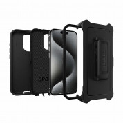 Otterbox Defender Case - изключителна защита за iPhone 15 Pro (черен) 3