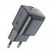 Acefast A73 Mini PD GaN Fast Wall Charger 20W - захранване за ел. мрежа с USB-C изход с технология за бързо зареждане (черен)  3