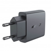 Acefast A69 ​​GaN Fast Wall Charger PD 30W - захранване за ел. мрежа с USB-A и USB-C изходи и технология за бързо зареждане (черен) 2