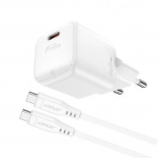 Acefast A73 Mini GaN Fast Wall Charger 20W (white) 1