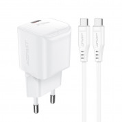 Acefast A73 Mini GaN Fast Wall Charger 20W (white)