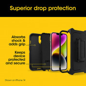 Otterbox Defender Case - изключителна защита за iPhone 15, iPhone 14, iPhone 13 (черен) 3