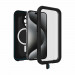 Otterbox Fre MagSafe Case - ударо и водоустойчив кейс с MagSafe за iPhone 15 Pro (черен) 6
