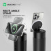 AmazingThing Explorer Pro Mag 4-in-1 Charging Stand With Bluetooth Speaker - безжичен спийкър с двойна поставка (пад) за безжично зареждане за iPhone с Magsafe и AirPods (черен) 5