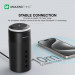 AmazingThing Explorer Pro Mag 4-in-1 Charging Stand With Bluetooth Speaker - безжичен спийкър с двойна поставка (пад) за безжично зареждане за iPhone с Magsafe и AirPods (черен) 4