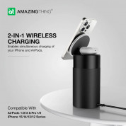 AmazingThing Explorer Pro Mag 4-in-1 Charging Stand With Bluetooth Speaker (black) 2