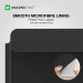 AmazingThing Matte Pro Mag Laptop Sleeve with Pocket 14 - кожен калъф за MacBook Air 13, MacBook Pro 13, MacBook Pro 14 и лаптопи до 14 инча (черен) 5
