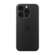 Nomad Super Slim Case - тънък полипропиленов кейс 0.65 мм. за iPhone 15 Pro (черен-прозрачен)