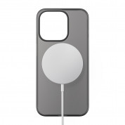 Nomad Super Slim Case - тънък полипропиленов кейс 0.65 мм. за iPhone 15 Pro (черен-прозрачен) 6