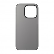 Nomad Super Slim Case - тънък полипропиленов кейс 0.65 мм. за iPhone 15 Pro (черен-прозрачен) 4