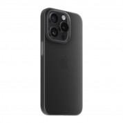 Nomad Super Slim Case - тънък полипропиленов кейс 0.65 мм. за iPhone 15 Pro (черен-прозрачен) 1