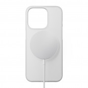 Nomad Super Slim Case - тънък полипропиленов кейс 0.65 мм. за iPhone 15 Pro (бял-прозрачен) 6
