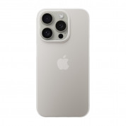 Nomad Super Slim Case - тънък полипропиленов кейс 0.65 мм. за iPhone 15 Pro (бял-прозрачен)