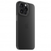 Nomad Super Slim Case - тънък полипропиленов кейс 0.65 мм. за iPhone 15 Pro Max (черен-прозрачен) 1