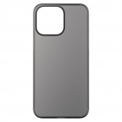 Nomad Super Slim Case - тънък полипропиленов кейс 0.65 мм. за iPhone 15 Pro Max (черен-прозрачен) 3