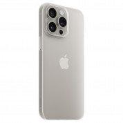 Nomad Super Slim Case - тънък полипропиленов кейс 0.65 мм. за iPhone 15 Pro Max (бял-прозрачен) 2