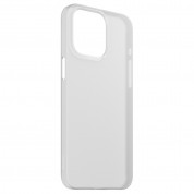 Nomad Super Slim Case - тънък полипропиленов кейс 0.65 мм. за iPhone 15 Pro Max (бял-прозрачен) 5