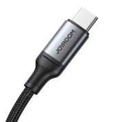 Joyroom 3-in-1 USB-C Fast Charging Cable 30W - универсален USB-C кабел с Lightning, microUSB и USB-C конектори (150 см) (черен) 3