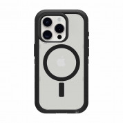 Otterbox Defender XT Case - хибриден удароустойчив кейс с MagSafe за iPhone 15 Pro Max (черен-прозрачен) 1
