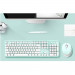 MOFII Sweet Wireless Keyboard and Mouse Set 2.4 GHz- комплект безжични клавиатура и мишка (бял-зелен) 6