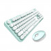 MOFII Sweet Wireless Keyboard and Mouse Set 2.4 GHz- комплект безжични клавиатура и мишка (бял-зелен) 1
