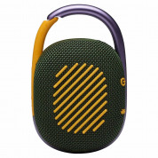 JBL Clip 4 Ultra-Portable Waterproof Speaker - водоустойчив безжичен портативен спийкър (с карабинер) с микрофон за мобилни устройства (зелен) 1