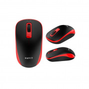 Havit 2.4Ghz Wireless Mouse MS626GT - ергономична безжична мишка (за Mac и PC) (черен-червен) 4