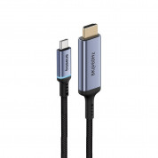 Baseus 8K 60Hz USB-C to HDMI Cable (B0063370G111-00) - кабел с поддръжка на 8K за свързване от USB-C към HDMI (черен)