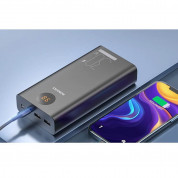 Romoss PEA30 Digital Display Power Bank 30W 30000 mAh - външна батерия с два USB-A и един USB-C изходи и технология за бързо зареждане (черен) 6