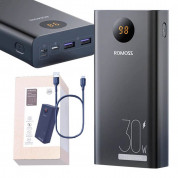 Romoss PEA30 Digital Display Power Bank 30W 30000 mAh - външна батерия с два USB-A и един USB-C изходи и технология за бързо зареждане (черен) 7