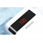 Romoss Sense6PS Pro Power Bank 30W 20000 mAh - външна батерия с два USB-A и един USB-C изходи и технология за бързо зареждане (бял) 8