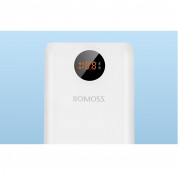 Romoss SW20S Pro Digital Display Power Bank 30W 20000 mAh - външна батерия с два USB-A и един USB-C изходи и технология за бързо зареждане (бял) 6