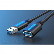 Vention CBHBF Extension Cable USB 3.0 - удължителен USB-A кабел (100 см) (черен)  1