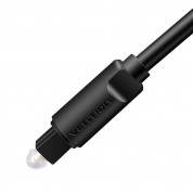 Vention Optical Audio Fiber Cable - оптичен аудио кабел (200 см) (черен) 2