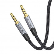 Vention TRRS Stereo Audio Aux Cable - качествен 3.5 мм. аудио кабел (100 см) (син) 2