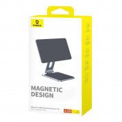 Baseus MagStable Magnetic Tablet Stand  - сгъваема магнитна алуминиева поставка за iPad Pro 11 M1 (2021), iPad Pro 11 (2020), iPad Pro 11 (2018), iPad Air 5 (2022), iPad Air 4 (2020) (сив) 4