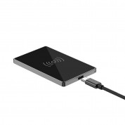 Budi Mini Fast Wireless Charger 15W - поставка (пад) за безжично зареждане на Qi съвместими мобилни устройства (черен) 1