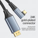 Joyroom Angled 4K 60Hz USB-C to HDMI Cable - кабел с поддръжка на 4K за свързване от USB-C към HDMI (200 см) (тъмносив) 5