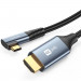 Joyroom Angled 4K 60Hz USB-C to HDMI Cable - кабел с поддръжка на 4K за свързване от USB-C към HDMI (200 см) (тъмносив) 1