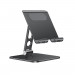 Omoton T5 Desk Folding Tablet Stand - преносима алуминиева сгъваема поставка за таблети до 12.9 инча (черен) 1