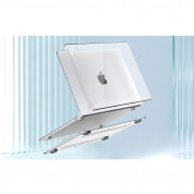 Lention Protective Clear Case - предпазен кейс за MacBook Air 13 M3 (2023), MacBook Air 13 M2 (2022) (прозрачен) 1