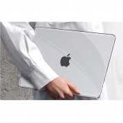 Lention Protective Clear Case - предпазен кейс за MacBook Air 13 M3 (2023), MacBook Air 13 M2 (2022) (прозрачен) 2