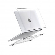 Lention Protective Clear Case for MacBook Air 13 M3 (2023), MacBook Air 13 M2 (2022) (clear)