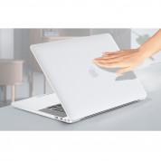 Lention Protective Matte White Case - предпазен кейс за MacBook Pro 14 M1 (2021), MacBook Pro 14 M2 (2023) (бял-мат) 1