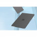 Lention Matte Protective Case - предпазен кейс за MacBook Air 13 M3 (2024), MacBook Air 13 M2 (2023) (черен-мат) 2