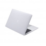 Lention Matte Protective Case - предпазен кейс за MacBook Air 13 M3 (2024), MacBook Air 13 M2 (2023) (бял-мат)
